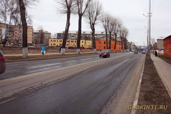 Улица Фрунзе в Губкине