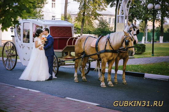 Свадебная карета в Губкине