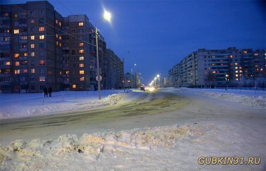Улица Королёва зимой