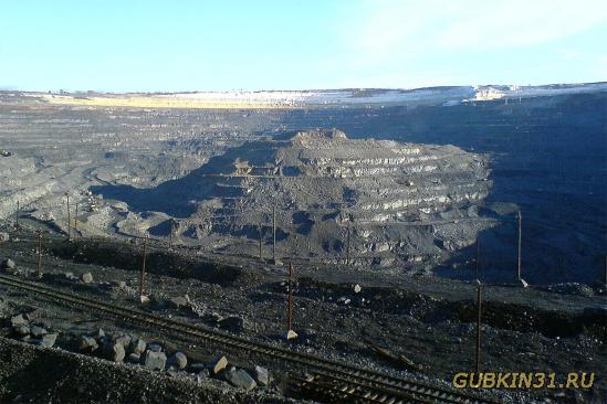 Карьер Лебединского ГОКа по добыче железной руды