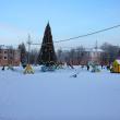 Площадь им. В. И. Ленина зимой